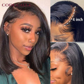 Lolita Bob Lace Front Human Hair Wig - Short Brazilian T Part